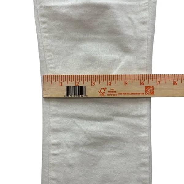 Paige‎ Hoxton Ankle High Rise Skinny Jeans Light Ecru Off White Size 29 - Image 6