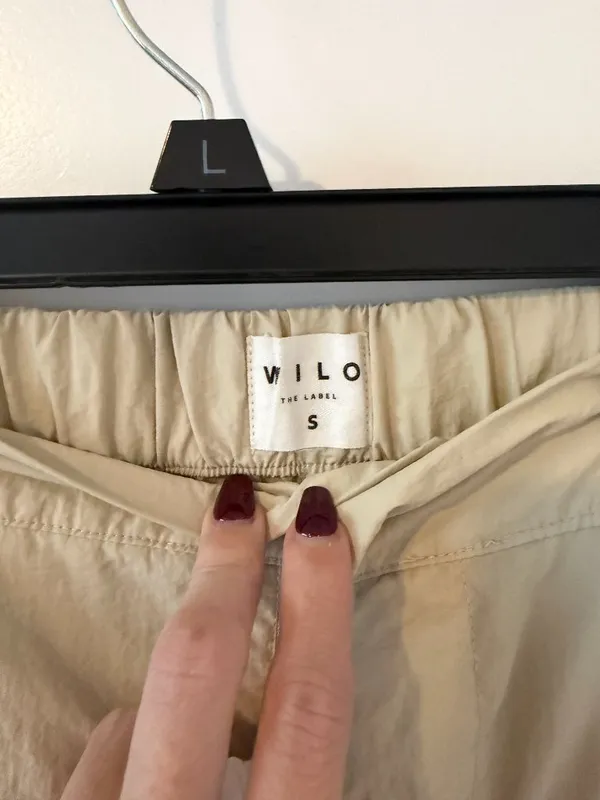 Wide Leg Wilo the Label Pants Tan - Image 2