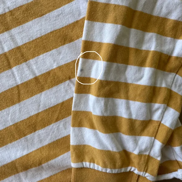 Brandy Melville Jonny Striped Long Sleeve Rugby Polo Shirt - Image 5