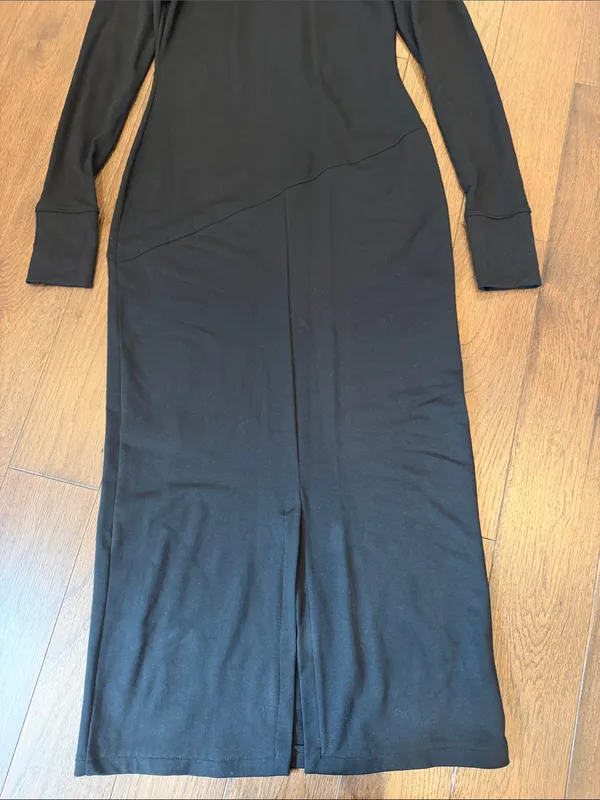 MARELLA Black Long-Sleeve Broome Dress Size Large NWT - C71-015 - Image 10