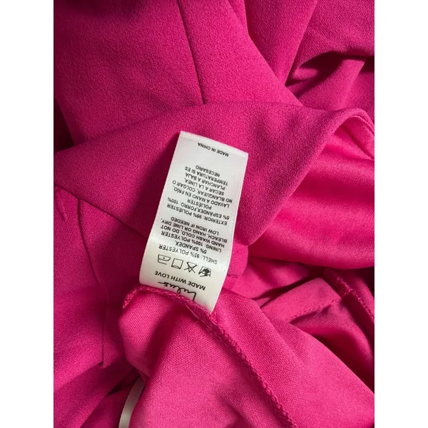 Lulus Pink Fuchsia Wide Leg Jumpsuit Womens Size Medium - Image 4