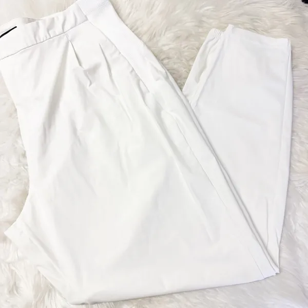 Greyson Phoenix Trousers White Golf Pants Size Large Stretch - Image 8