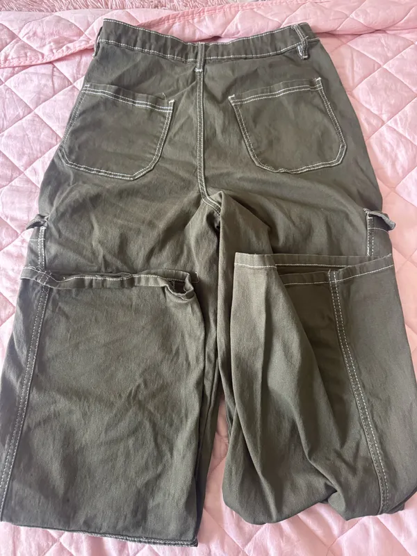 Rachel Paige Green Cargo Pants - Image 2