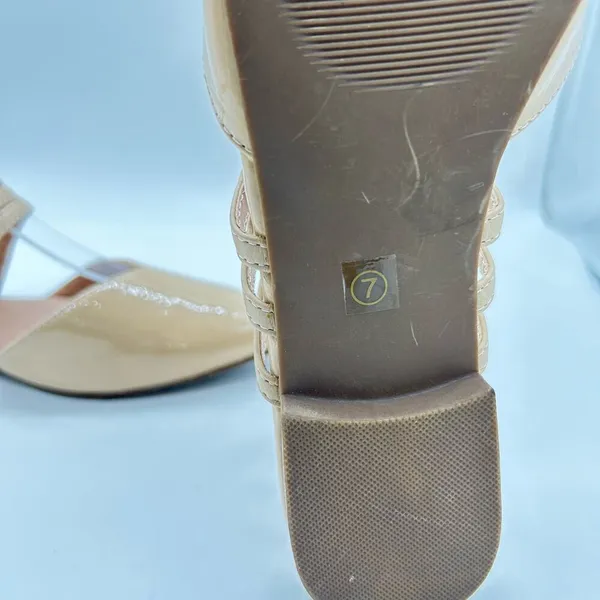 Journee Collection Sandal Womens 7 Tan Brinnery Ballet Flat Sandals‎ - Image 7