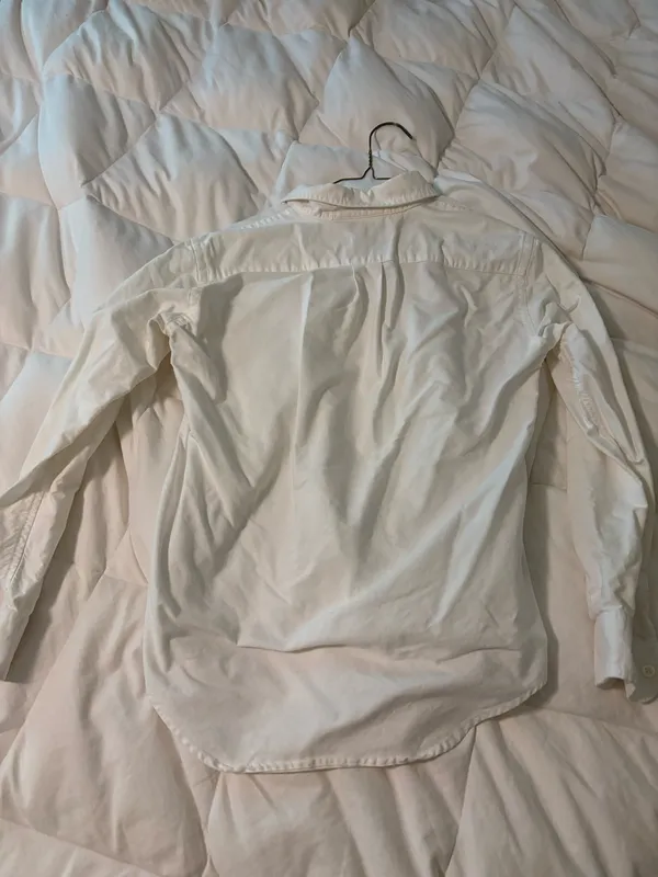 Ralph Lauren Vintage White Dress Shirt Petite - Image 5