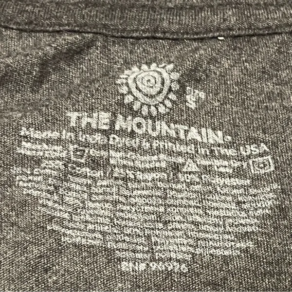 The Mountain Womens Size Small Grey Gray Short Sleeve Shirt Yoga‎ Zen Peaceful - Image 2