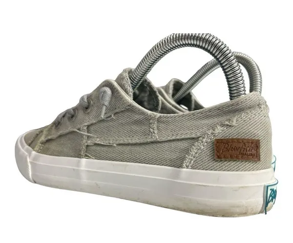 Blowfish Malibu White/Grey Sneakers size 7.5 - Image 5