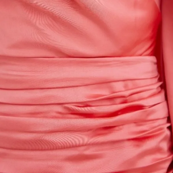 C/meo Collective Contrasting LS Dress Coral Size Small NWT - Image 3