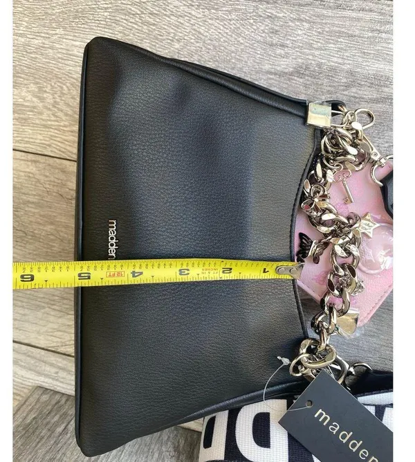 Madden Girl Charm Crossbody Bag with Bonus Pink Butterfly Wallet - Image 4