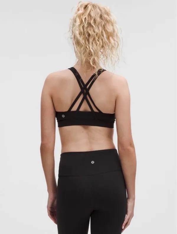 Lululemon black and white sports bra set - Image 3
