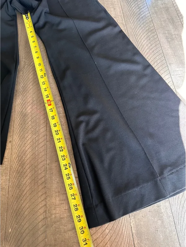 Zimmermann Wool Blend Woven Wide-Leg Pants Trousers in Black Women’s sz 4 Large - Image 15