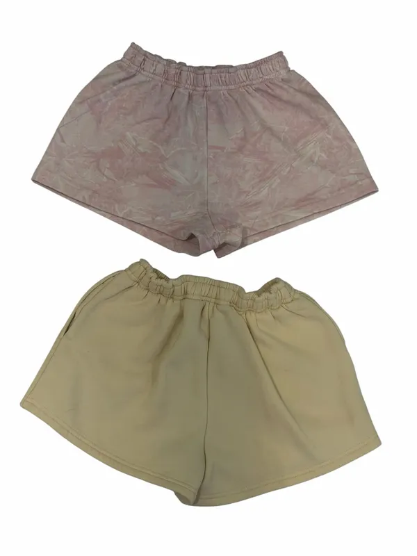 PacSun Lounge Shorts Bundle 2 Pair - Pink Tie Dye Orchid Sweat Shorts Y2K Coquette XS - Image 6