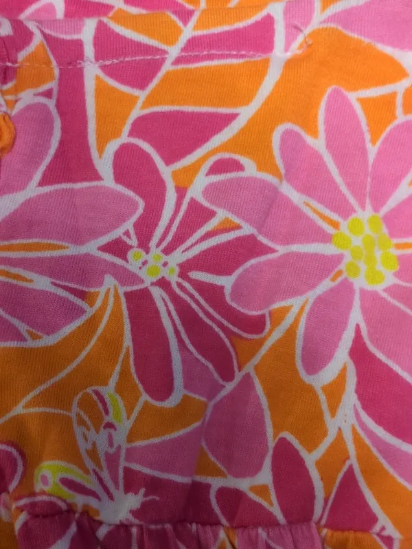 Lilly Pulitzer Pink Floral Halter Dress Size XL - Image 5