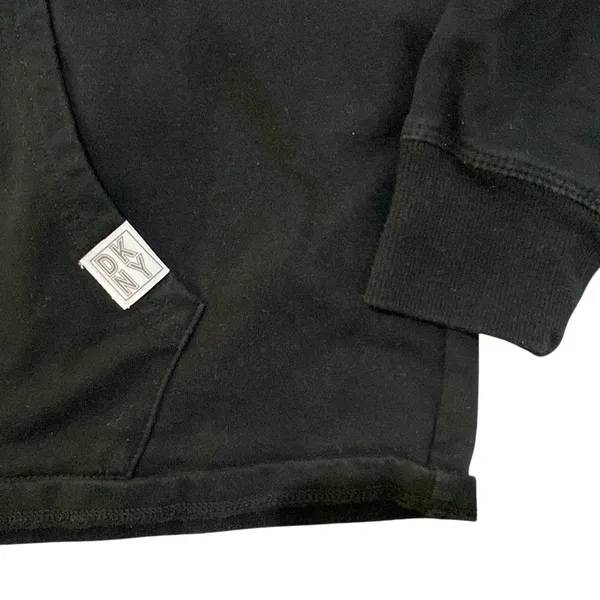 DKNY Carolina Panthers Black Hoodie Womens Sz Small NFL Team Collection - Image 5