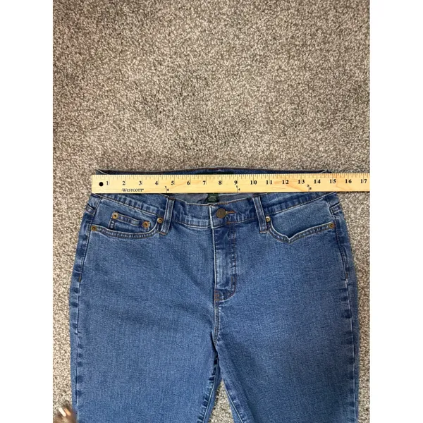 Lauren Ralph Lauren Jeans Co Classic Bootcut Blue Denim Jeans Size 6 - Image 4