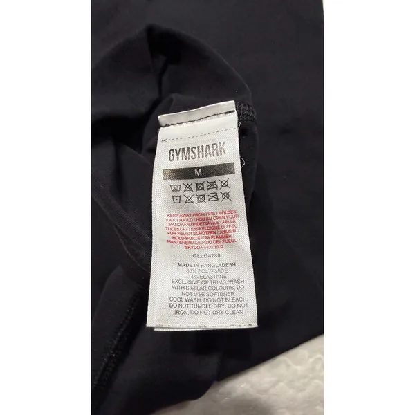 Gymshark Flex Seamless High Waisted Leggings Black GLLG4280 Womens Size M - Image 6