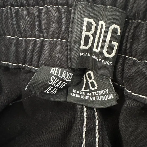 BDG Urban Outfitters Black Relaxed Skate Jean Cargo Jeans Women's Size 28 - Image 3
