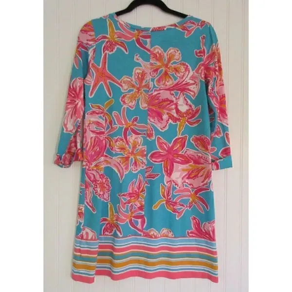 Lilly Pulitzer Dress Tab Sleeves Size Small - Image 2