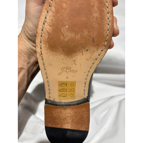 J.Crew Black Lined Ankle Boots  Size 6 - Image 8