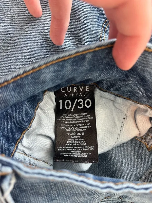 Curve Appeal Jeans High Rise Wide Leg - Image 4