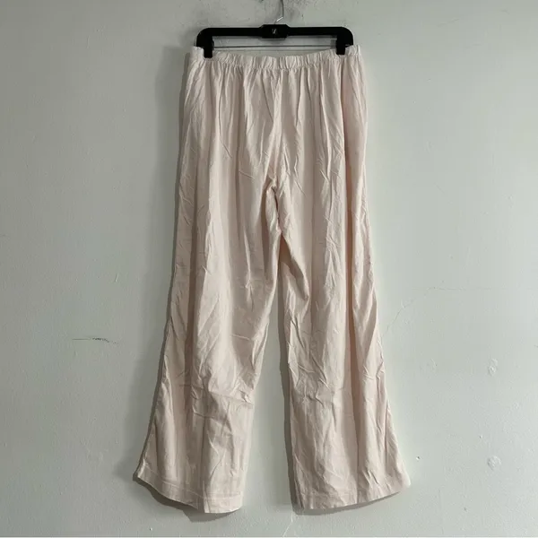 Skin Organic Pima Cotton Long Pajama Set Pink Size 4 XL - Image 11