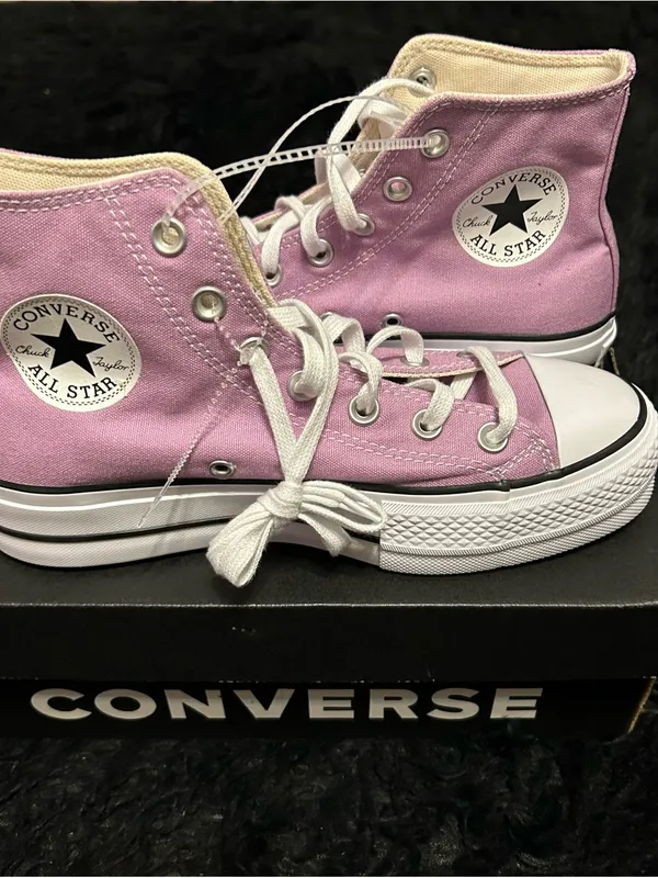 CONVERSE Chuck Taylor all star lift platform shoes sneakers women’s 7 new - Image 9