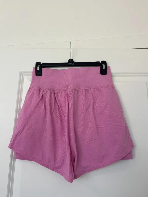 Gymshark Light Pink Workout Shorts - Image 3