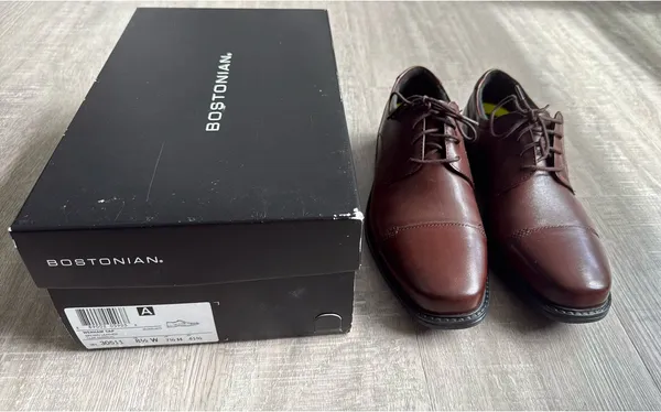 Bostonian leather shoes Brown Size 8.5 - Image 3