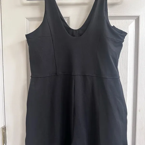 Zella Black Sheath Jumpsuit Sleeveless Scoop Neck - Image 2