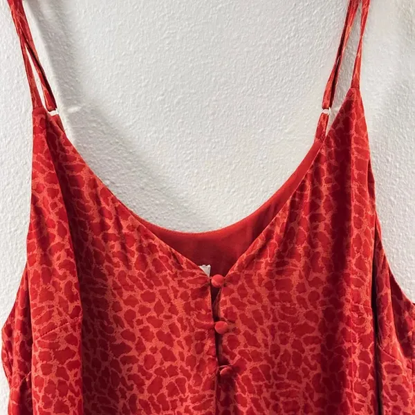 A New Day Women‎ Red/Orange Cami Top Blouse Size Small. - Image 4