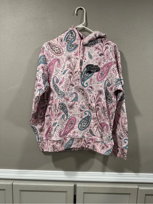 NWT Teddy Fresh Paisley Oversized Hoodie - Image 2
