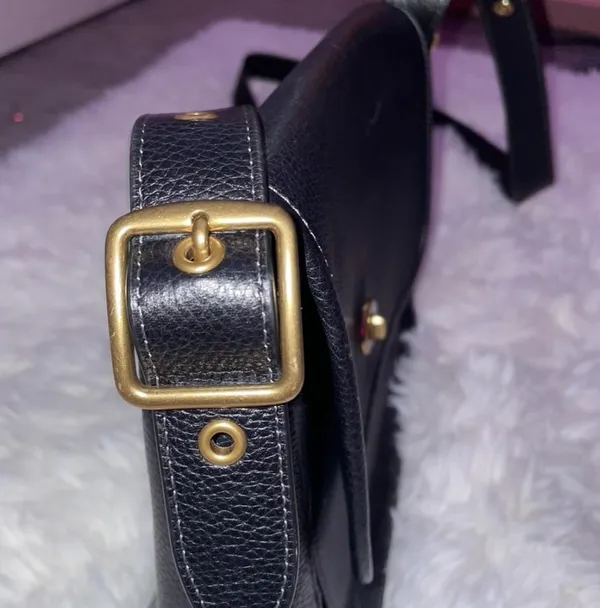 Coach Leather Bag Crossbody Black - Image 2