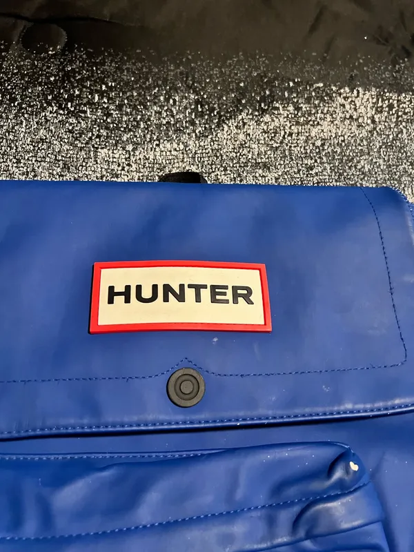 Unisex Hunter for Target Electric Blue Large Rubberized Backpack - Image 3