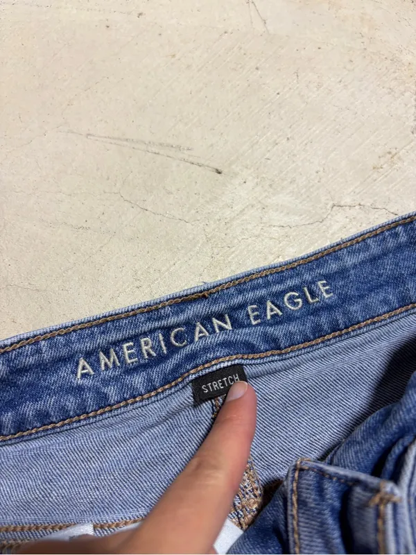American Eagle Distressed mom Denim Shorts 0 - Image 4