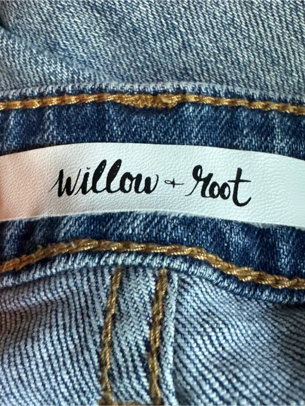 Willow + Root Distressed Denim Jeans Sz 27 Blue - Image 5