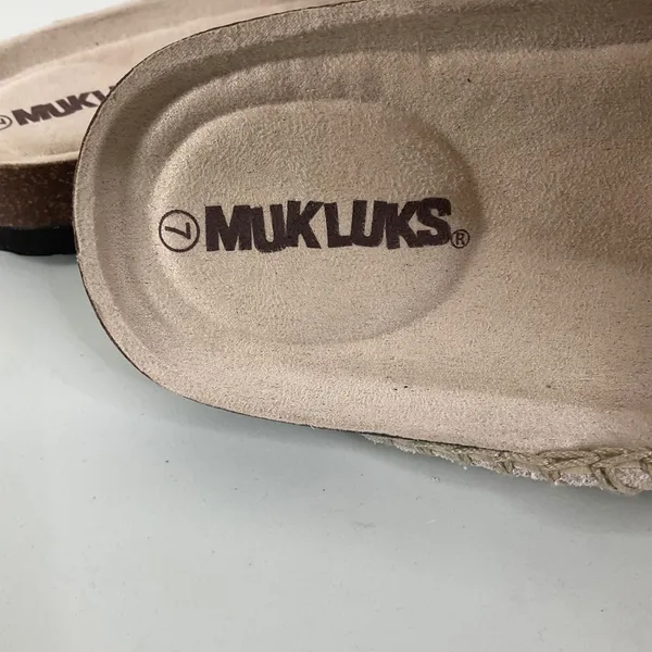 Muk Luks‎ NWT Crochet Top Slide Sandals Size 7 - Image 8