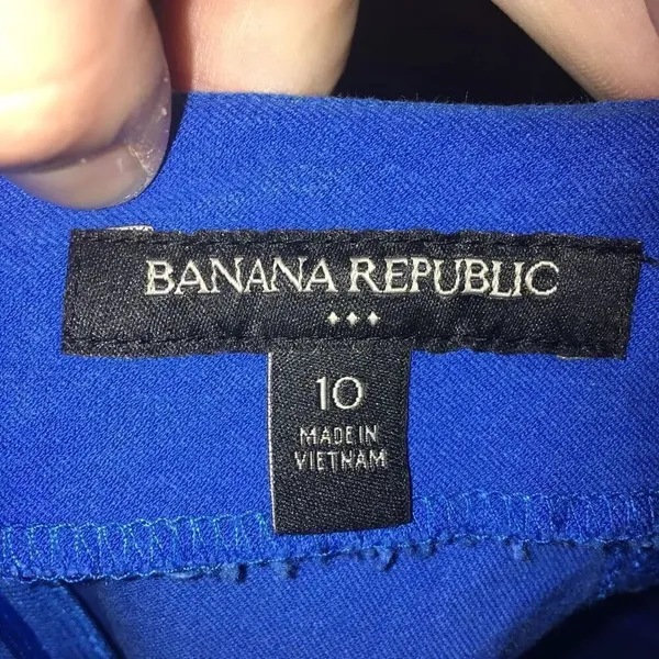 Banana Republic factory size 10 bright blue pencil skirt - Image 2