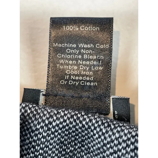 Ann Taylor Factory Sweater Size M Black White Polka Dot Faux Ruffle Shirt Tail - Image 7