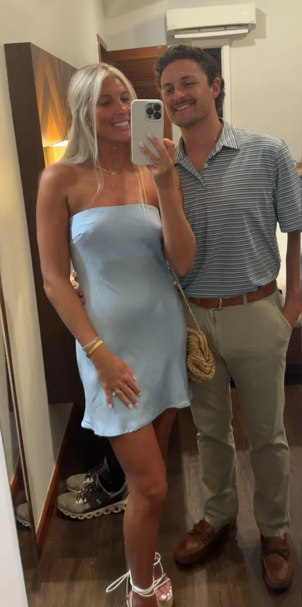 Jasmyn Princess Polly Mini Dress Blue - Image 2