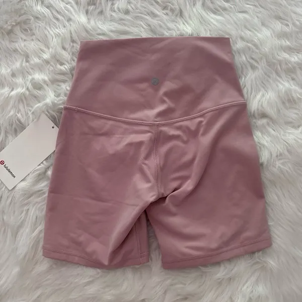 Lululemon Align High Rise Shorts 6" Pink Haze Size 4 - Image 6