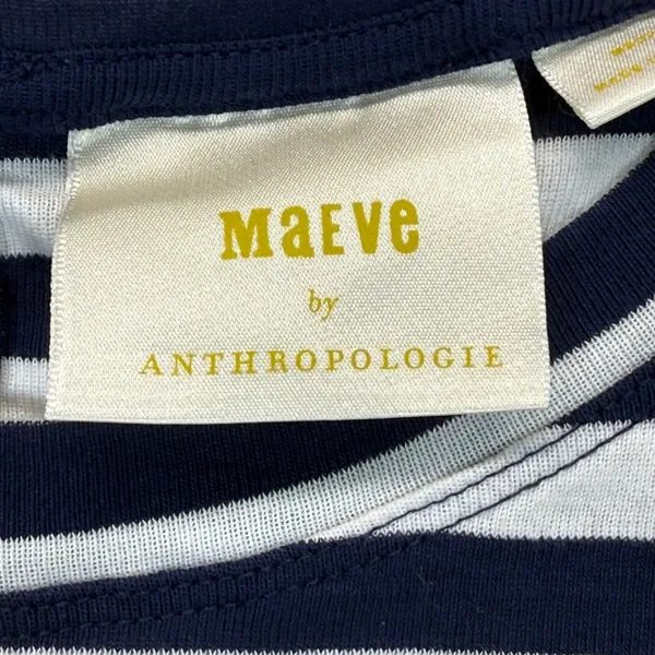 Maeve Anthropologie Striped Tank Top Sleeveless Casual Cotton Top Size Medium - Image 2