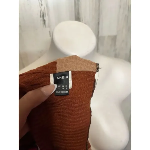 Brown backless top Brown - Image 4