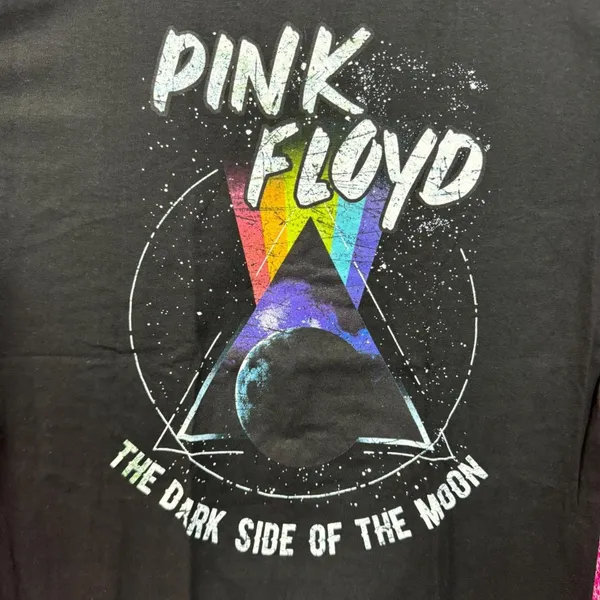 Pink Floyd the Dark Side of the Moon Album Rock Band Tee M - Image 2