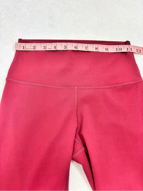 lululemon athletica High-Rise Burgundy Workout Leggings Size 4 - Image 4