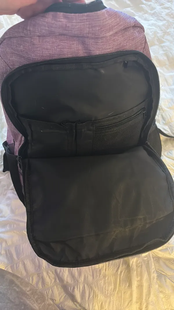Monsdle backpack Purple - Image 3