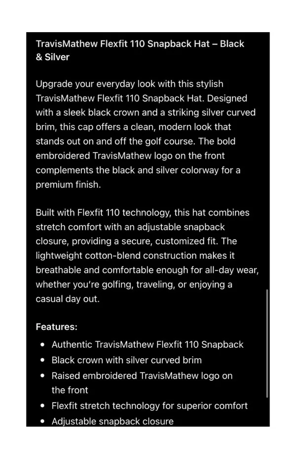 TravisMathew Hat - Image 6