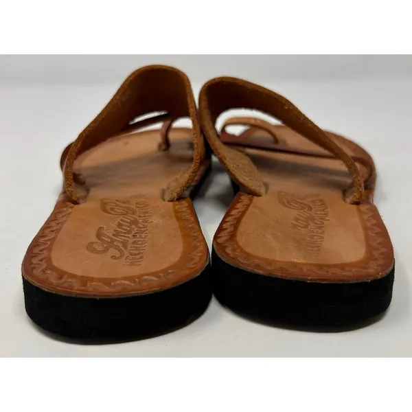 Amay Pe Women's Handmade Mexican Huarache‎ Colorful Embroidery Sandals Size 3 - Image 4