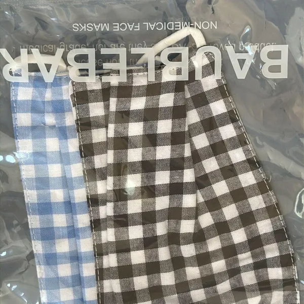 BaubleBar Checkered Face Masks - Image 2