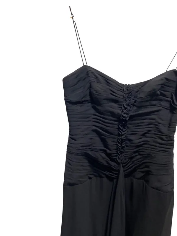 Anne Klein 100% Silk Midi Dress Black Size 6 NWT Wedding, Special Occasion Party - Image 7