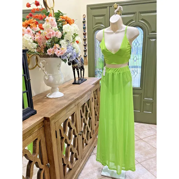 NWT | Size XS | Vibrant Neon Lime Green - Image 2